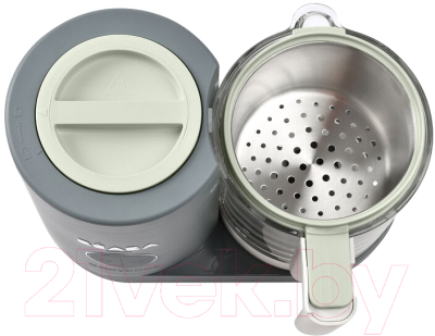 Блендер-пароварка Beaba Babycook Neo Minera Grey EU FR 916710/916712
