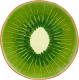 Тарелка столовая обеденная Bordallo Pinheiro Тропические фрукты Киви / BOR65029337 - 