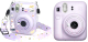 Фотоаппарат с мгновенной печатью Fujifilm Instax Mini 12 пурпурный + чехол Sundays с ремнем пурпурный - 
