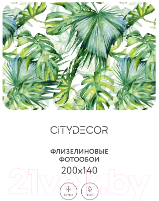 Фотообои листовые Citydecor Абстракция 113 (200x140см)