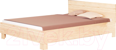 Двуспальная кровать AMI Ваlаnсе 1600 (дуб сонома)