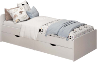 Односпальная кровать AMI Gracia (белый матовый) - 
