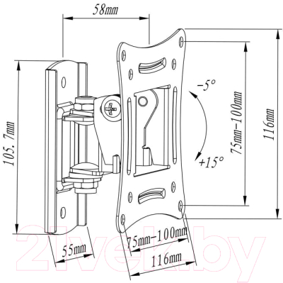 Изображение товара Кронштейн для телевизора MD 3303
