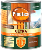 Лазурь для древесины Pinotex Ультра Влагостойкая 5803739 (900мл, красное дерево) - 