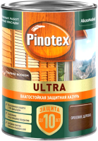 Лазурь для древесины Pinotex Ультра Влагостойкая 5803726 (900мл, ореховое дерево) - 