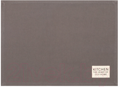 Набор сервировочных салфеток Этель Kitchen / 7865995 (2шт, серый)