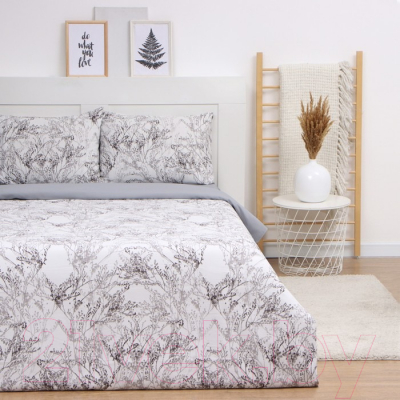 Комплект постельного белья Love Life Plant 1.5сп / 10322856