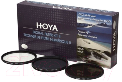 Светофильтр Hoya Hoya UV(C) HMC Multi PL-CIR  NDX8 82мм / 84166 (3шт)