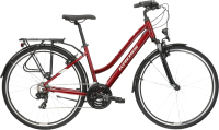 Велосипед Kross Trans 1.0 D 28 rub_gry g / KRTR1Z28X19W004269 (L, рубиновый/серый) - 