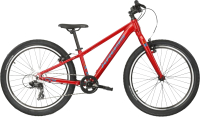 Велосипед Kross Level JR 1.0 24 red_tea g / KRLVJ124X12M006839 (M, красный/аквамарин) - 