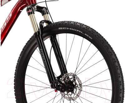 Велосипед Kross Level 6.0 M 29 rub_sil g / KRLV6Z29X22M002369 (XXL, рубиновый/серебристый)