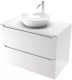 Тумба под умывальник ЗОВ Дион 60 / D60LWP0M9003MKV5-LDSPW (белый матовый) -
