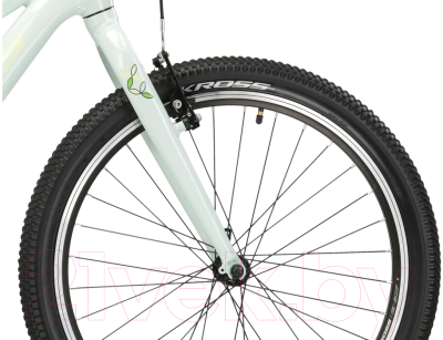 Велосипед Kross Lea JR 1.0 D 24 min_gre g / KRLEJ124X12W006988 (мятный/зеленый)
