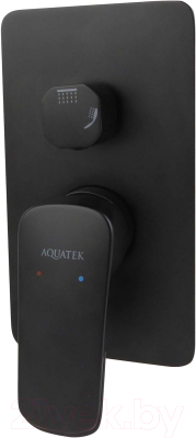 Душевая система Aquatek AQ1074MB (черный матовый)