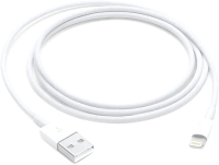 Кабель Apple USB-Lightning / MD818FE/A (1м, белый) - 