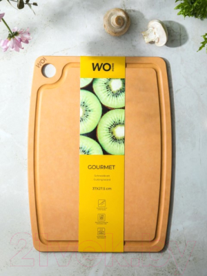 Разделочная доска Wo Home Gourmet / WO1092 (бежевый)