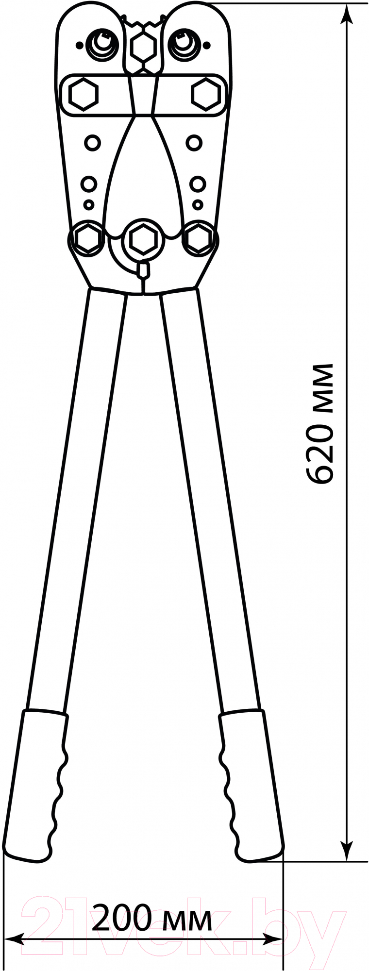 Ручной пресс TDM SQ1027-0802