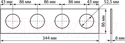 Рамка для выключателя TDM SQ1819-0205 (агат)