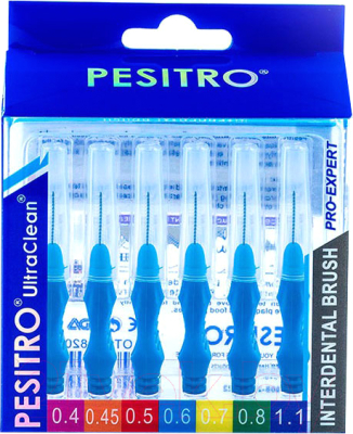 Ершики межзубные Pesitro 0.6мм (6шт, синий)