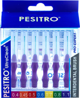 Ершики межзубные Pesitro 1.1мм (6шт, фиолетовый) - 