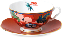 Чашка с блюдцем Wedgwood Пионы / WGW-40032094 - 