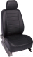 Комплект чехлов для сидений Seintex 86657 (черный, для Nissan Almera IV 40/60 2013-н.в.) - 
