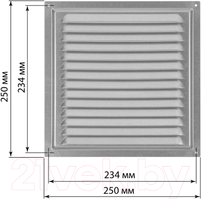 Решетка вентиляционная TDM SQ1807-0715