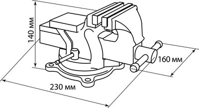 Тиски TDM SQ1026-0131