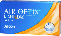 Комплект контактных линз Air Optix Night&Day Aqua Sph-8.00 R8.4 D13.8 (3шт) - 