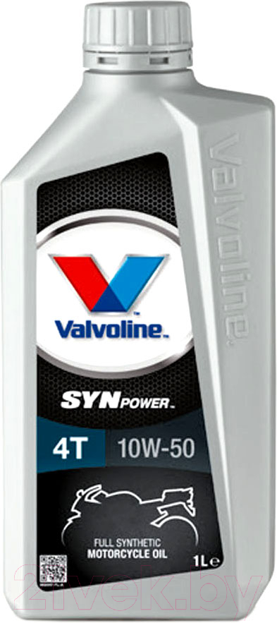 Моторное масло Valvoline SynPower 4T 10W50 / 862067 (1л)