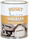 Краска Husky Siberian Акриловая для дерева (900мл, коричневый RAL 8017) - 