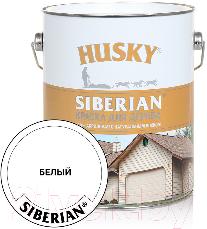 Краска Husky Siberian Акриловая для дерева