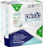Трусы впитывающие для взрослых Predo Adult XL (11шт) - 
