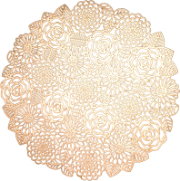 Сервировочная салфетка Decor de table Rose 38 / DDT-4009 (золото) - 