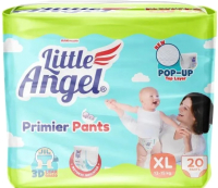Подгузники-трусики детские Little Angel Baby Diaper Pants Premier Extra Large (20шт) - 