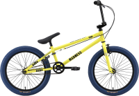 Велосипед STARK Madness BMX 1 2025 (лимонный/черный/лазурный) - 