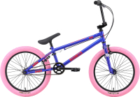 Велосипед STARK Madness BMX 1 2025 (ярко-синий/красный/светло-розовый) - 