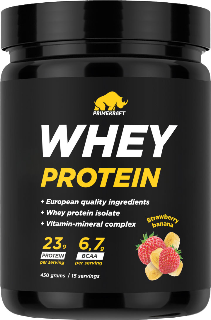 Протеин Prime Kraft Whey клубника-банан