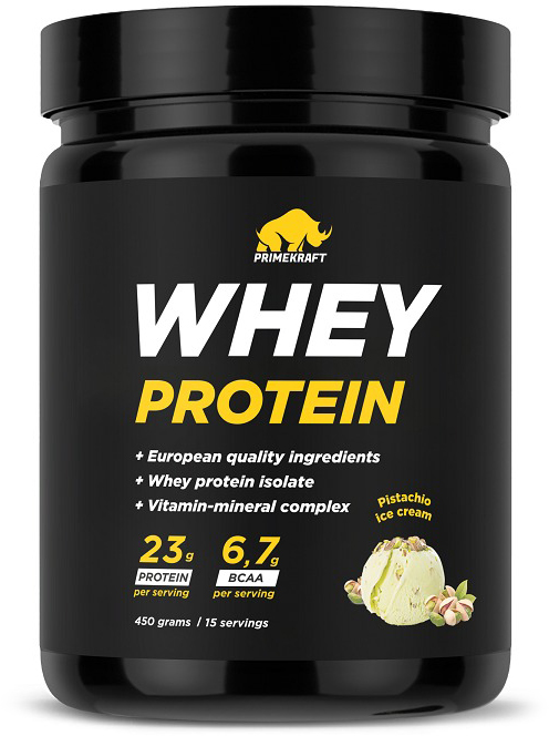 Протеин Prime Kraft Whey фисташковое мороженое