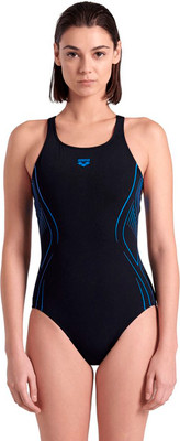 Купальник для плавания ARENA Reflecting Swim Pro Back Lb / 007334 588 (р-р 38, черный/синий) - 