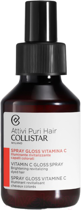 Спрей для волос Collistar Attivi Puri Hair Vitamin C Gloss Spray для окрашенных волос