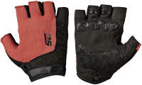 Велоперчатки STG Fit Skin / Х112260-XS (XS, красный/черный) -