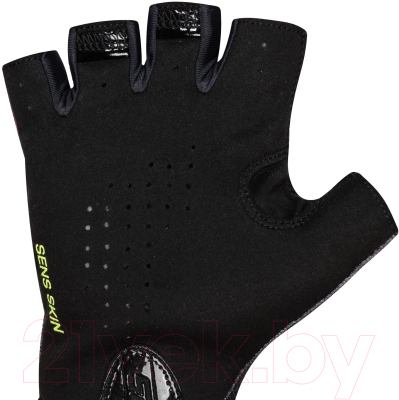 Велоперчатки STG Sens Skin / Х112277-XS (XS, черный/бордовый)