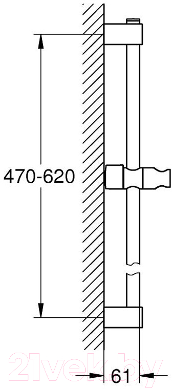 Душевая стойка GROHE Tempesta 27523001