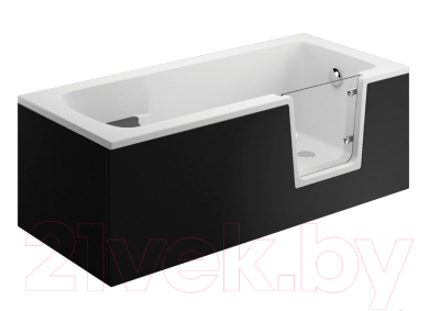 Экран для ванны Polimat Avo 00623 (140x57, черный)