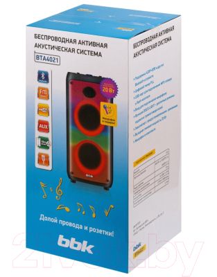 Портативная колонка BBK BTA4021 (черный)