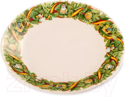 Тарелка столовая обеденная Lamart Итальянская Традиция / LMR-22321