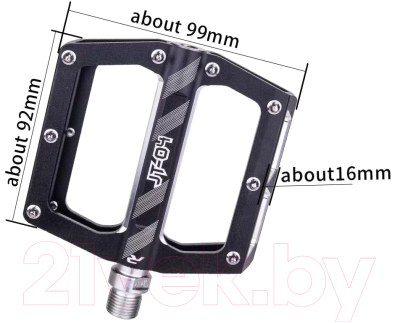 Комплект педалей для велосипеда ZTTO JT-LHJJT04 (черный)