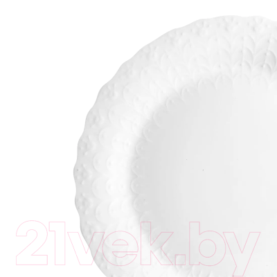 Тарелка закусочная (десертная) Narumi Белый шелк / NAR-9072-1526