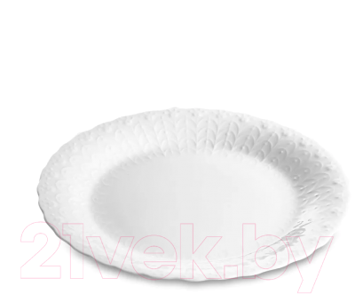 Тарелка закусочная (десертная) Narumi Белый шелк / NAR-9072-1526